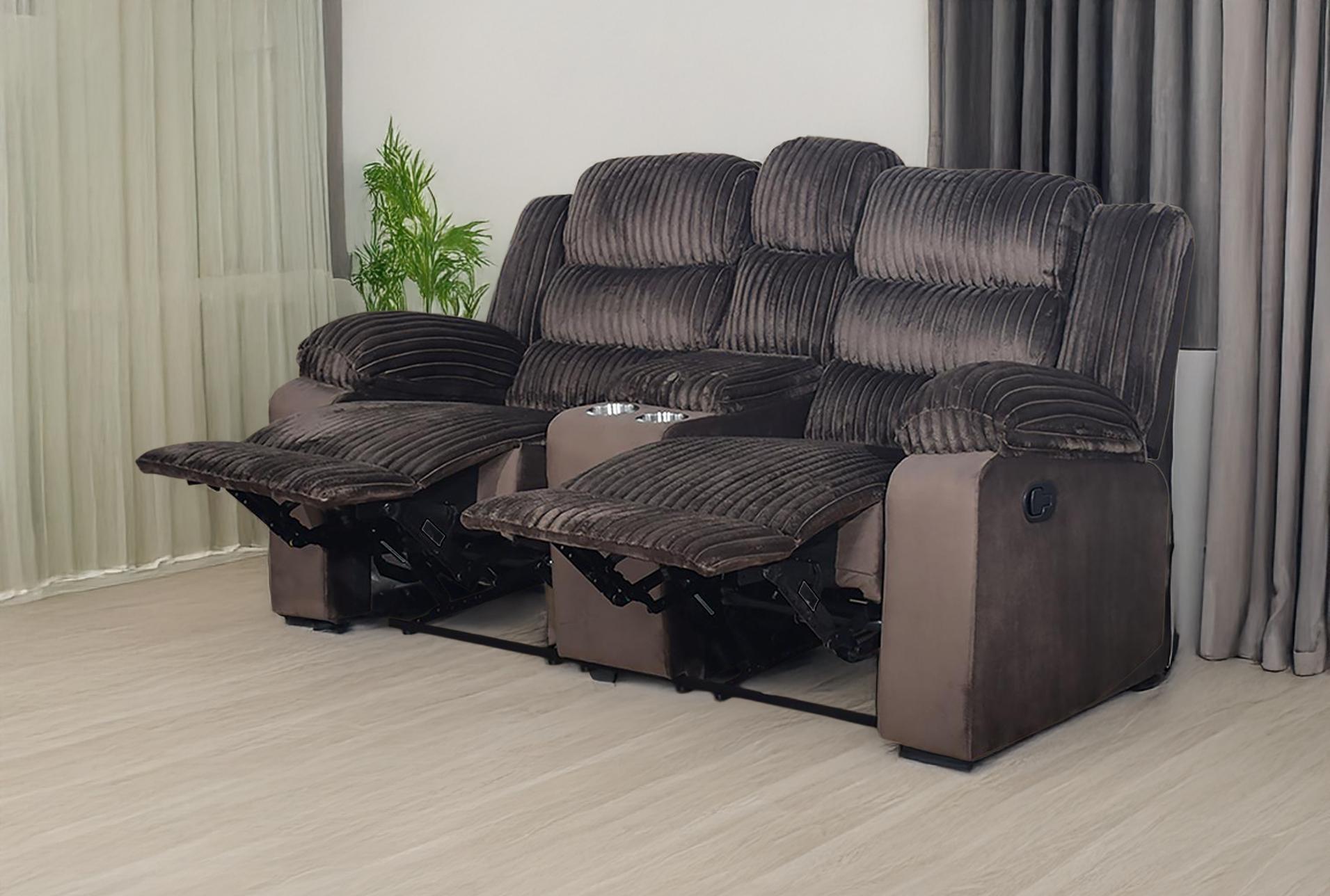 alesia brown fabric console loveseat 1 alesia brown fabric console loveseat
