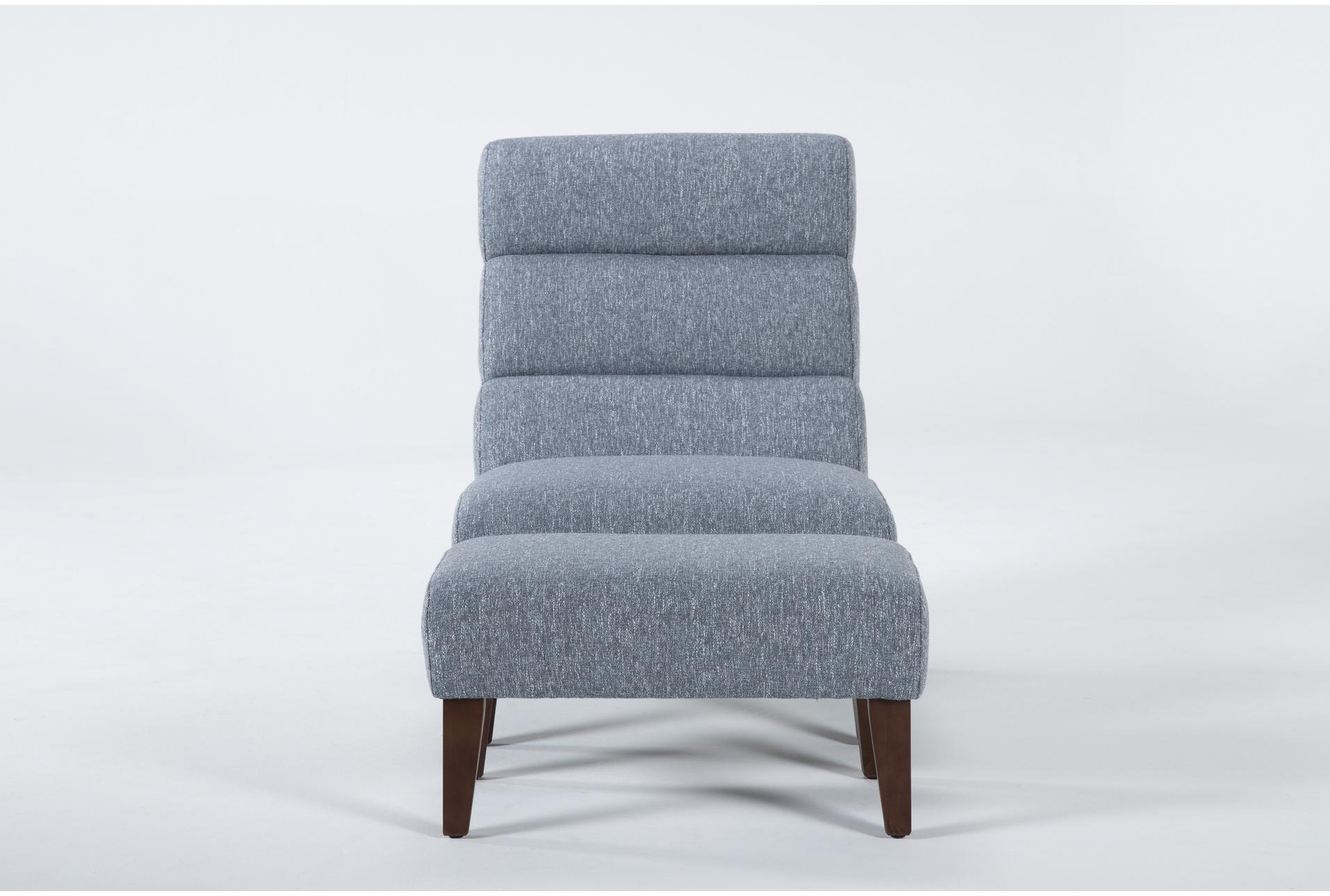 lucca blue fabric accent chair & ottoman | reading | lounge | armless 9 lucca blue fabric accent chair & ottoman | reading | lounge | armless