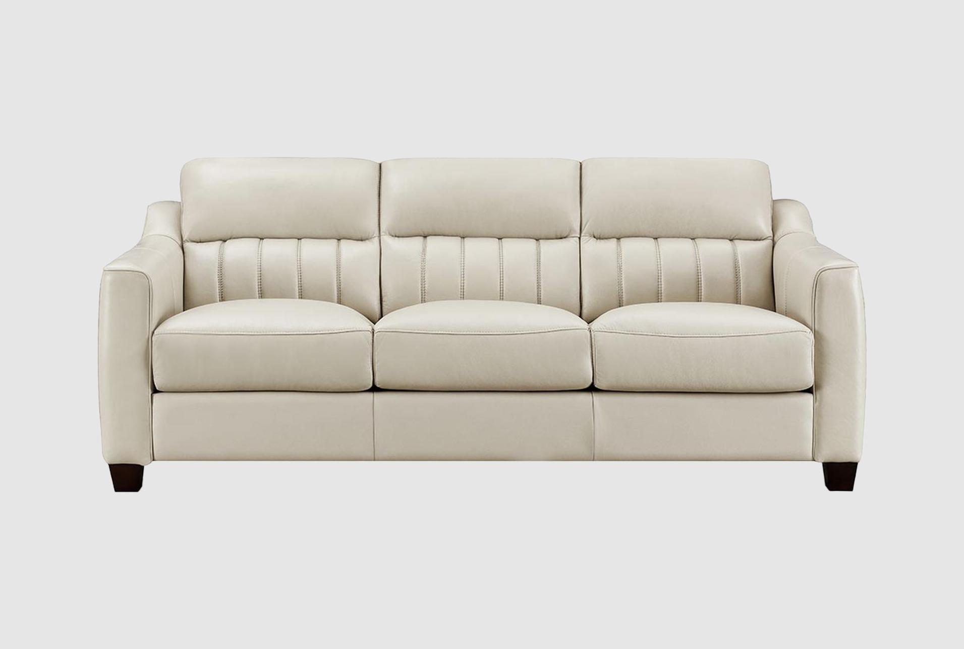 doria white top grain leather sofa 1 doria white top grain leather sofa