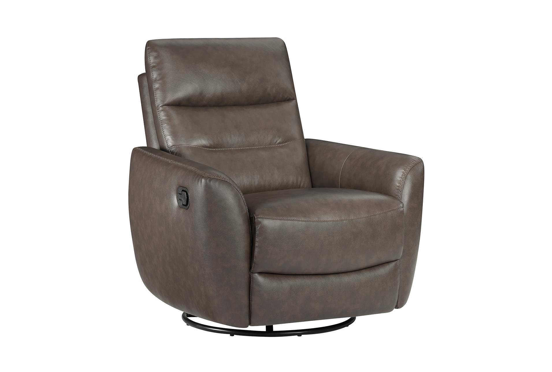 jerita dark brown 36" swivel glider reclining chair 1 jerita dark brown 36" swivel glider reclining chair