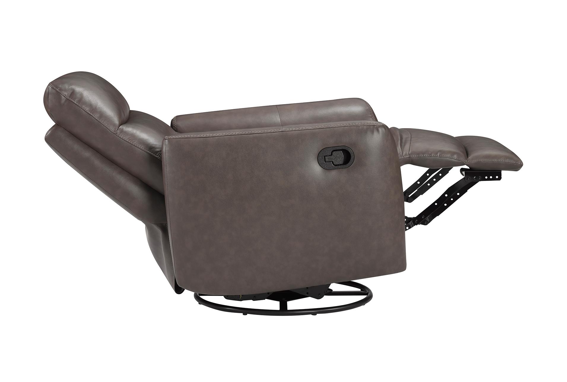 jerita dark brown 36" swivel glider reclining chair 14 jerita dark brown 36" swivel glider reclining chair