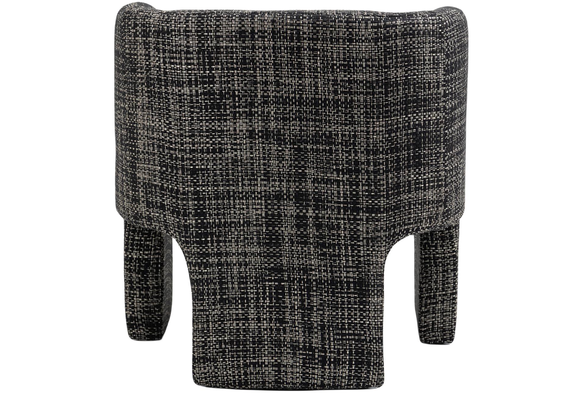 sawyer black weaved polyester fabric accent chair | with arms 9 sawyer black weaved polyester fabric accent chair | with arms
