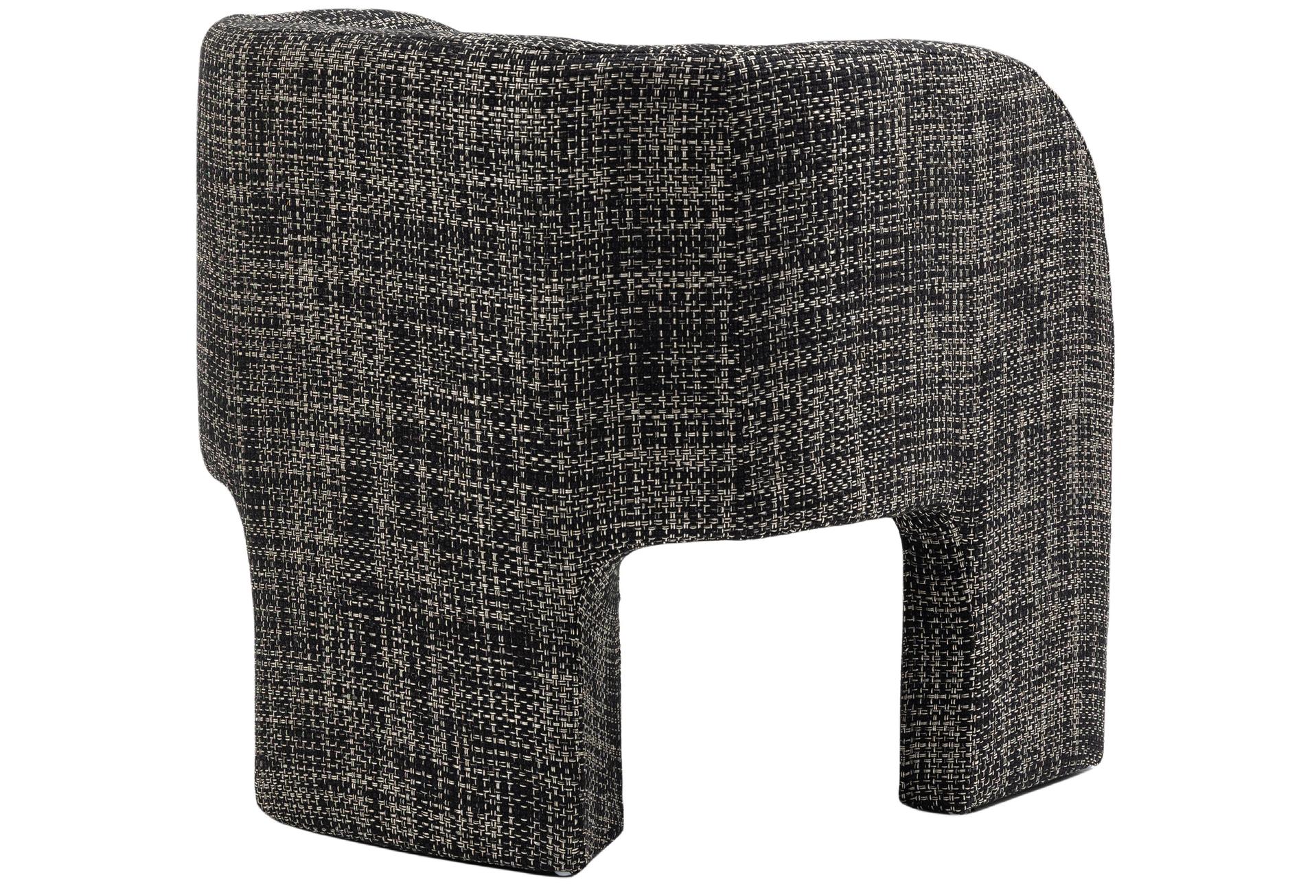 sawyer black weaved polyester fabric accent chair | with arms 12 sawyer black weaved polyester fabric accent chair | with arms