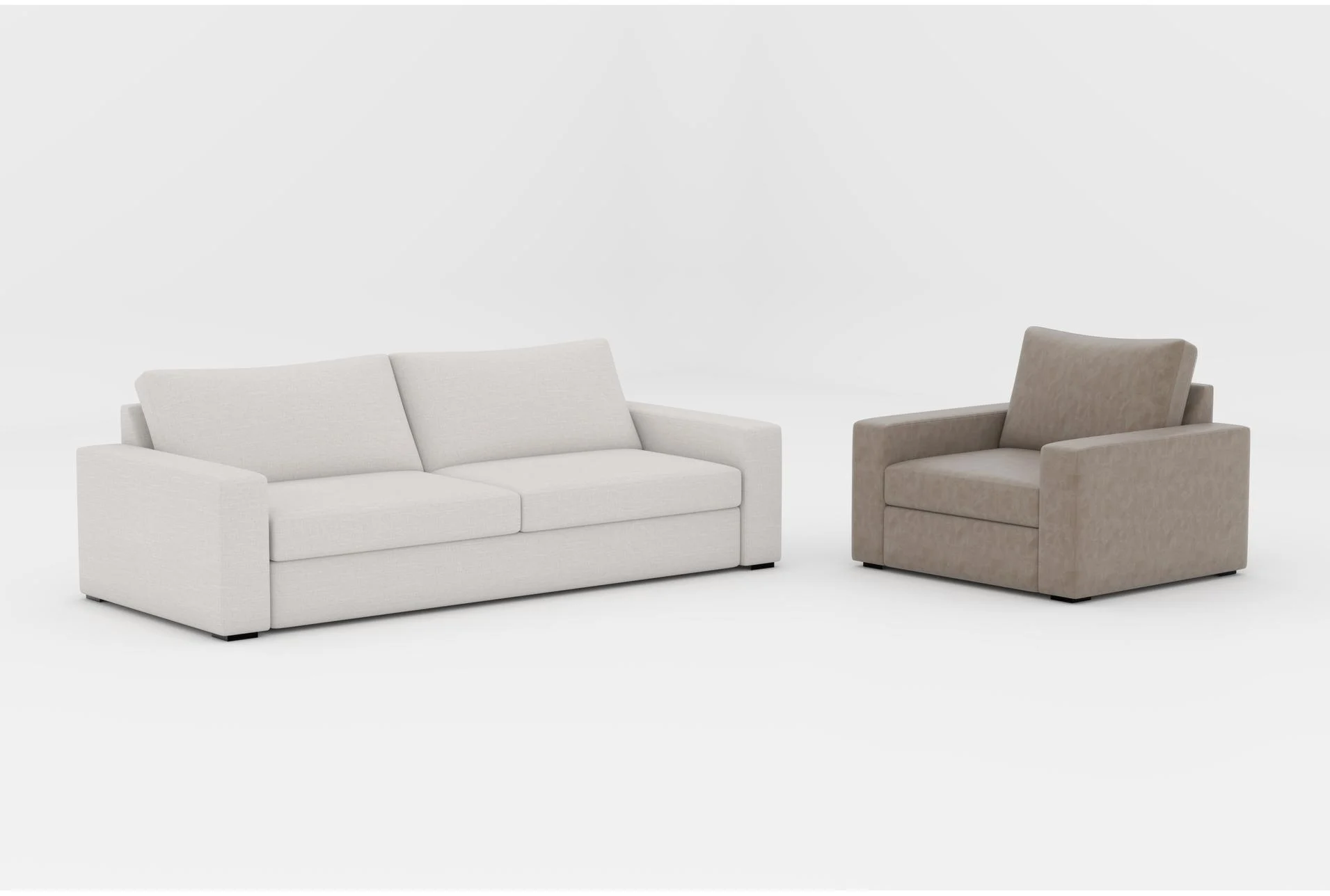 araceli ii sand beige fabric 95" sofa|araceli ii taupe beige vegan faux leather oversized chair 1 araceli ii sand beige fabric 95" sofa|araceli ii taupe beige vegan faux leather oversized chair