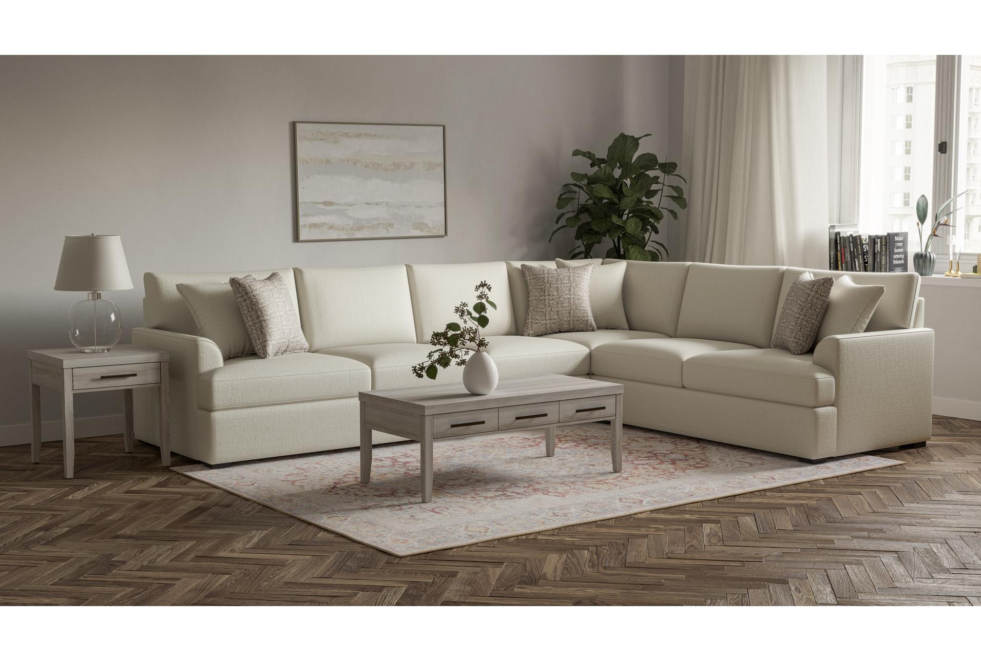 belinha ii opal white ivory fabric 140" modular 4 piece l-shaped sectional | reversible | track arms 17 belinha ii opal white ivory fabric 140" modular 4 piece l-shaped sectional | reversible | track arms