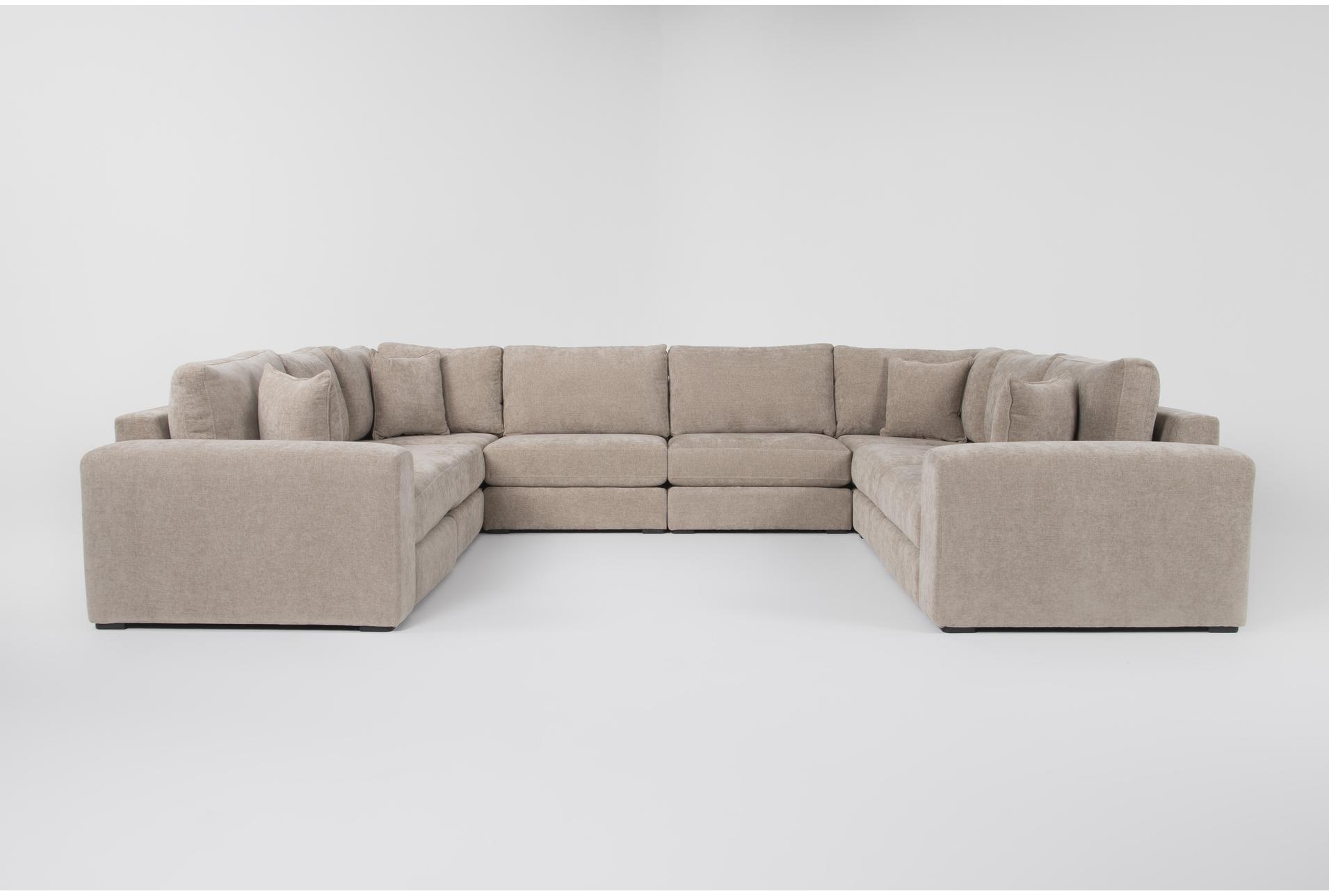 kai mocha 8 piece u-shaped modular sectional 1 kai mocha 8 piece u-shaped modular sectional