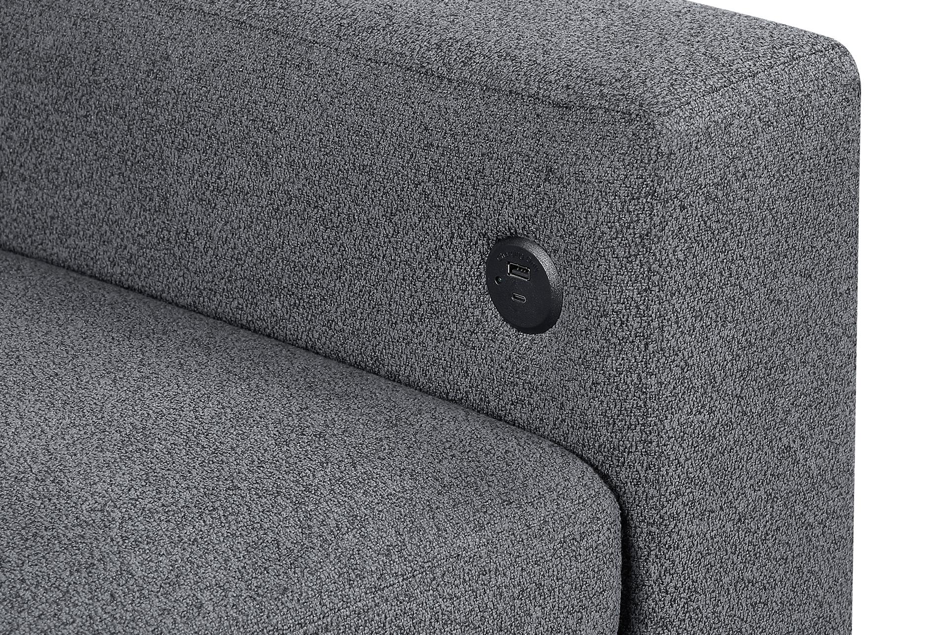 dwyer grey sectional with two chaises pull-out bed shelves and charging ports 17 dwyer grey sectional with two chaises pull-out bed shelves and charging ports