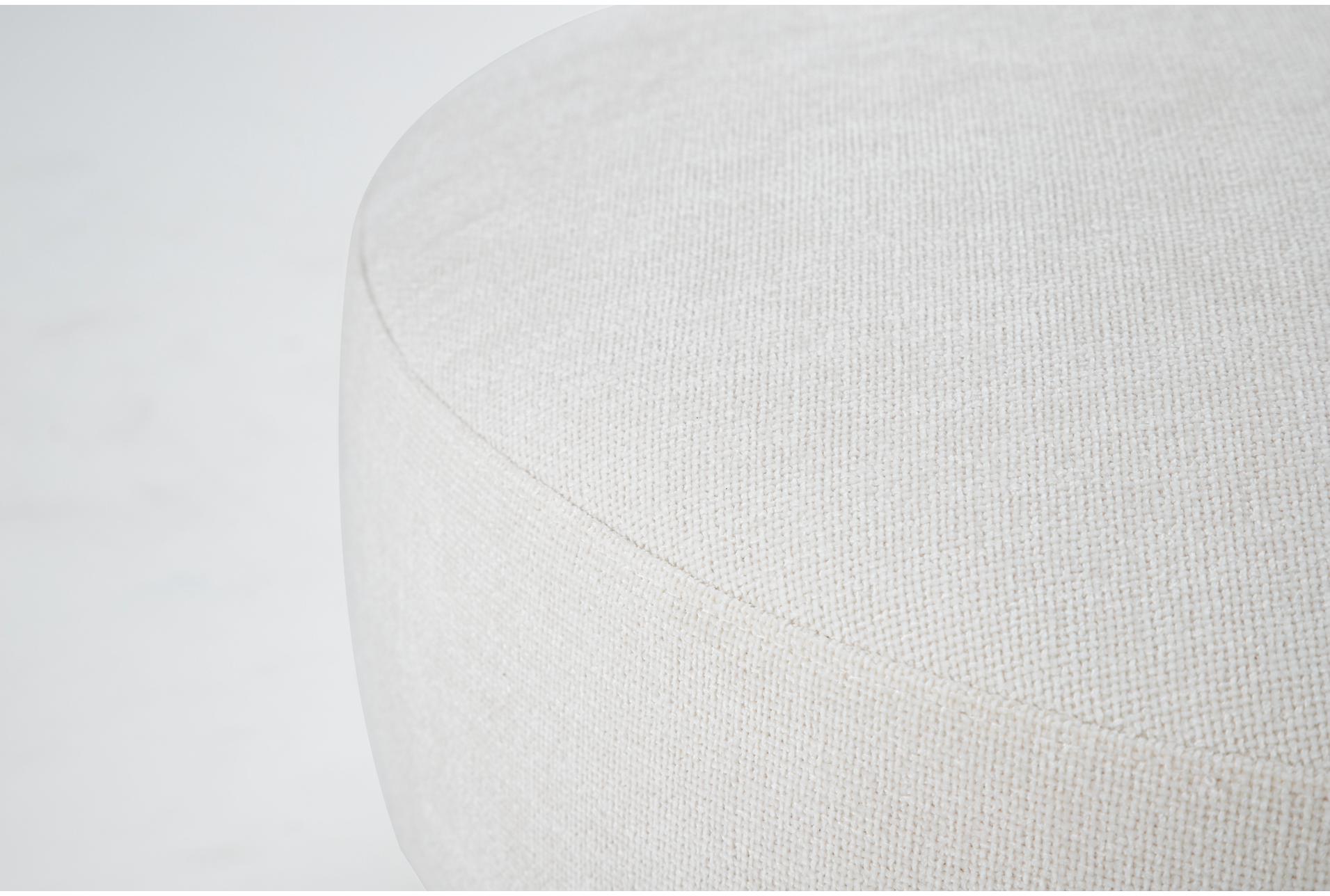 formosa white fabric round cocktail ottoman 7 formosa white fabric round cocktail ottoman