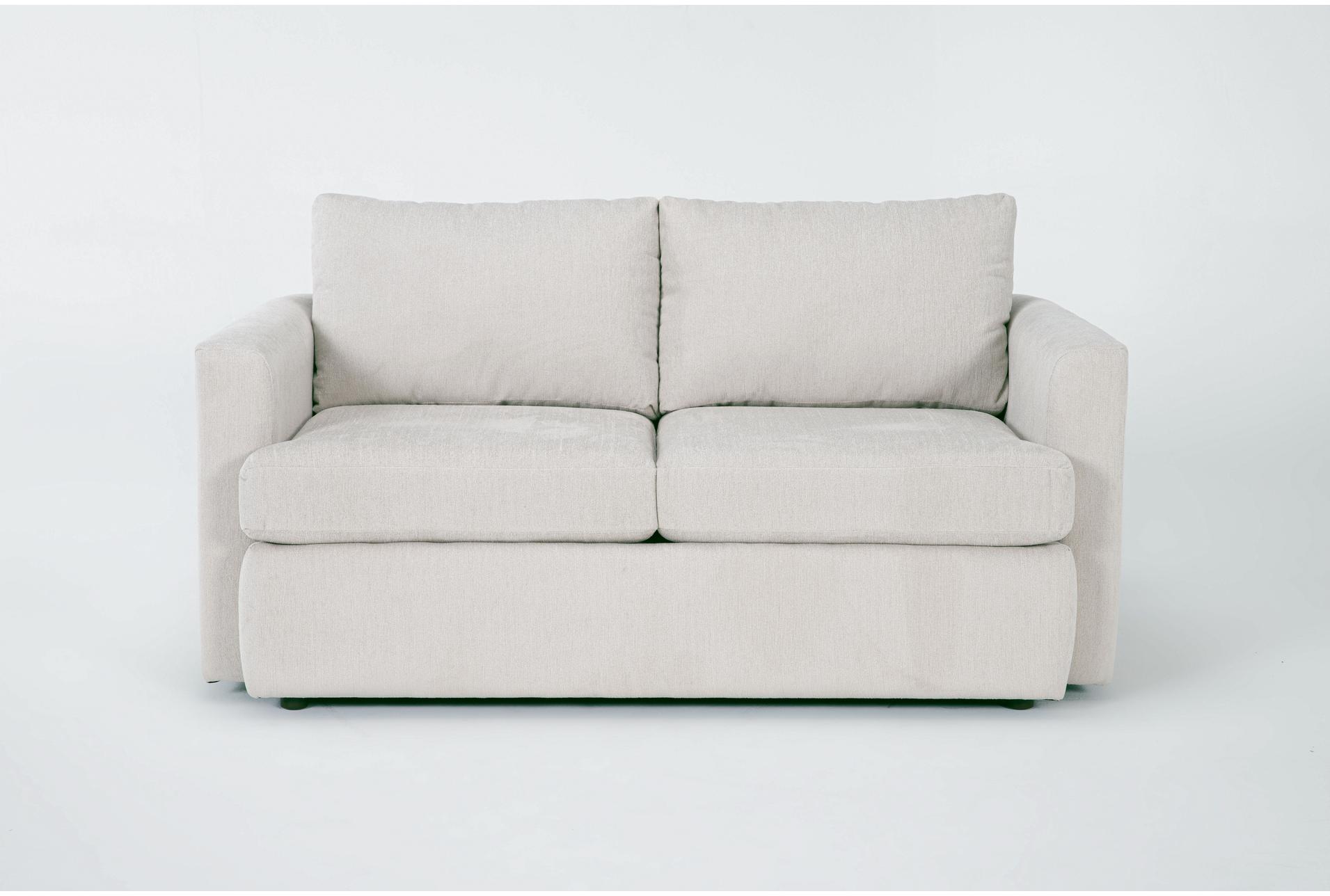 basil porcelain white fabric loveseat 1 basil porcelain white fabric loveseat