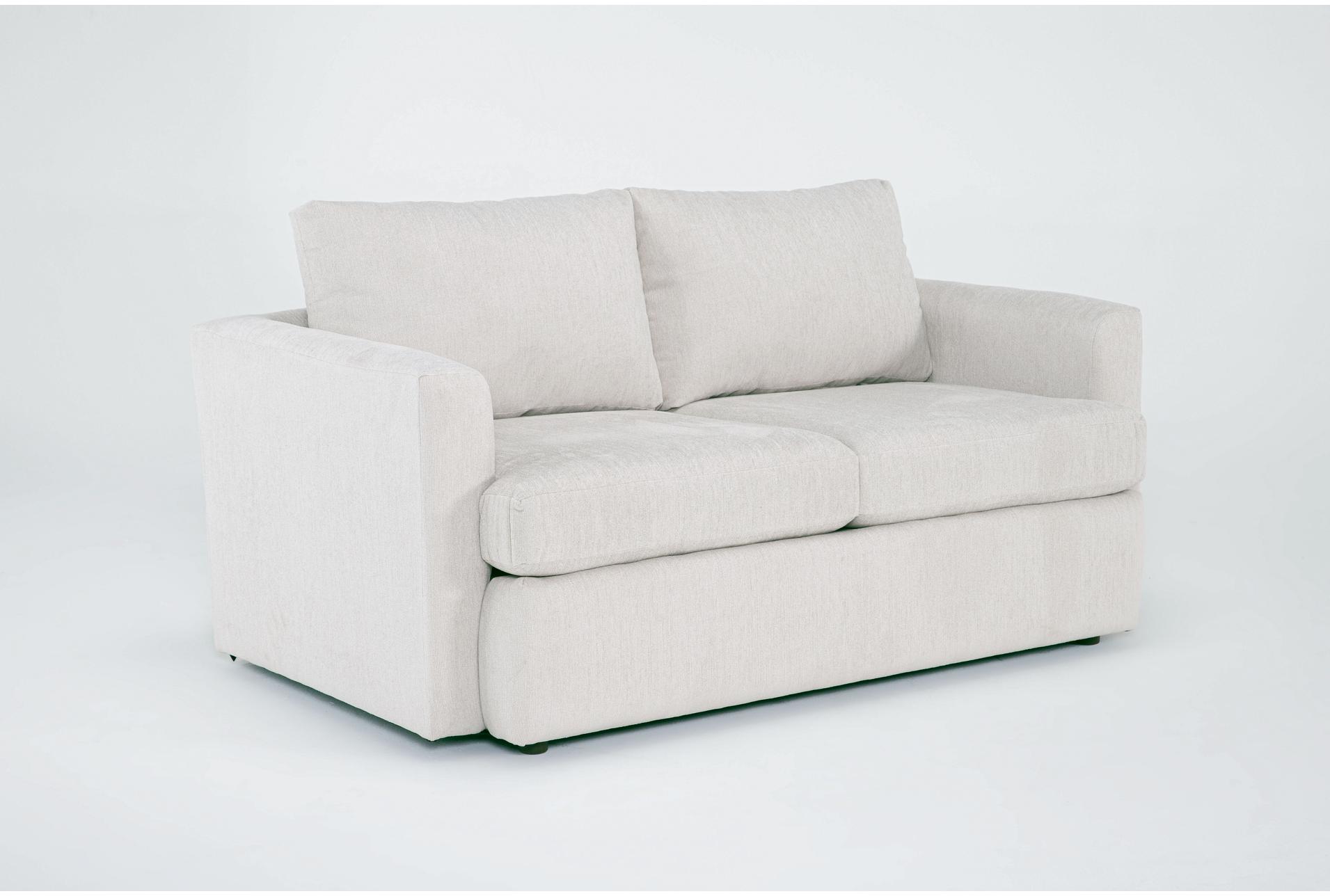 basil porcelain white fabric loveseat 8 basil porcelain white fabric loveseat