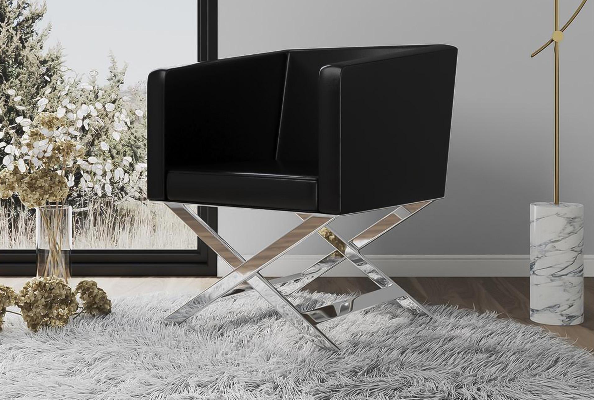 hollywood black lounge accent chair 1 hollywood black lounge accent chair