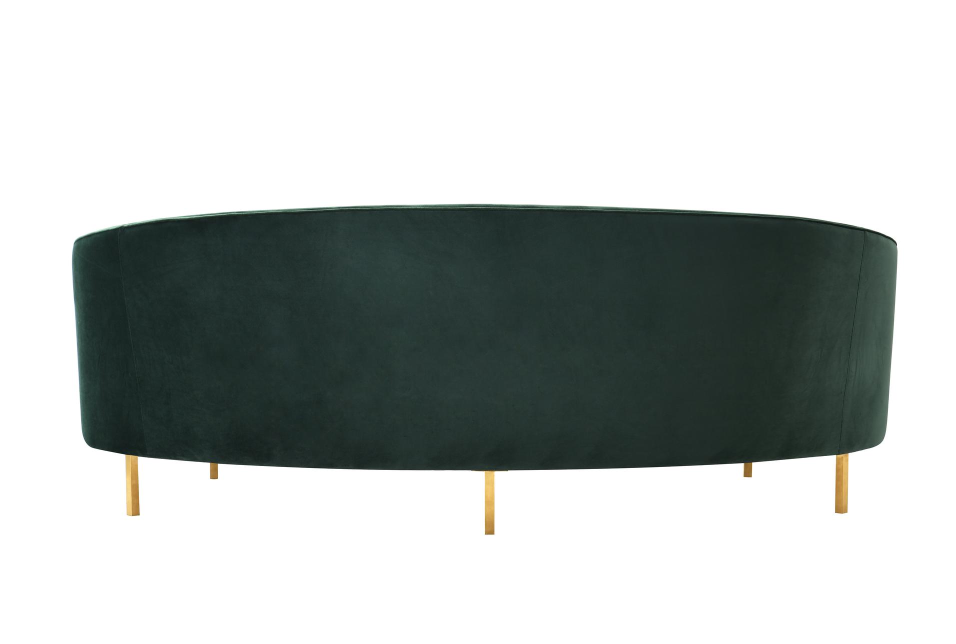 daphne green 90" velvet fabric sofa 15 daphne green 90" velvet fabric sofa