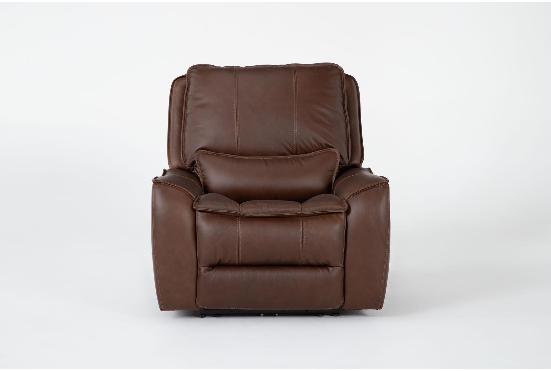 montana brown leather power zero gravity recliner with power headrest & usb 1 montana brown leather power zero gravity recliner with power headrest & usb