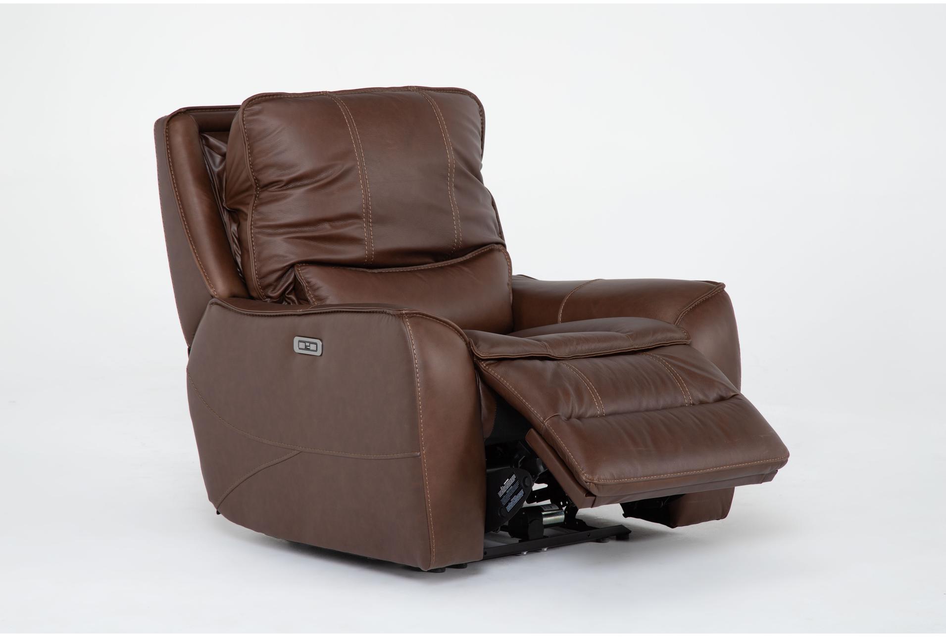 montana brown leather power zero gravity recliner with power headrest & usb 16 montana brown leather power zero gravity recliner with power headrest & usb