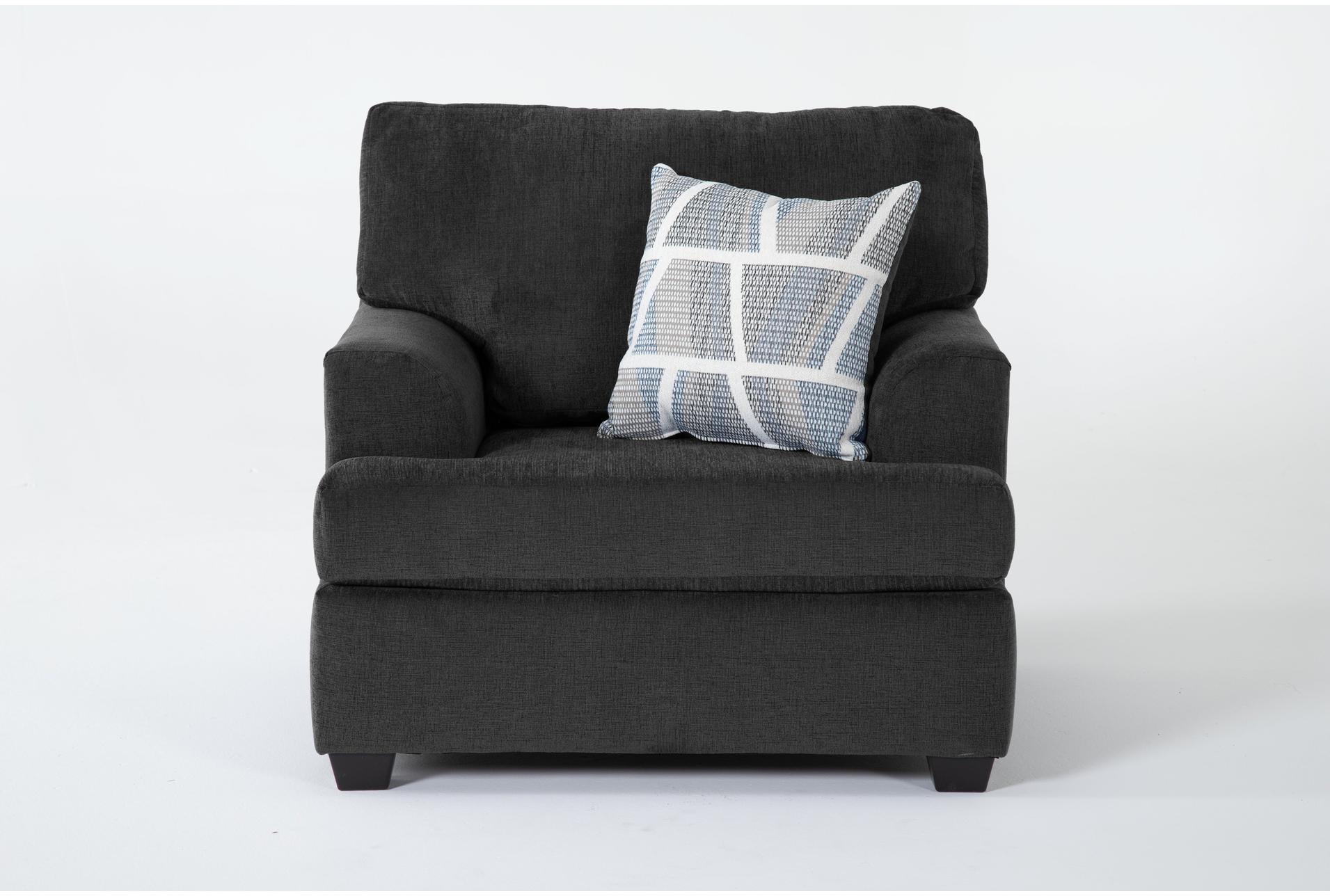 colby smoke grey fabric arm chair | sets | solid | club 9 colby smoke grey fabric arm chair | sets | solid | club