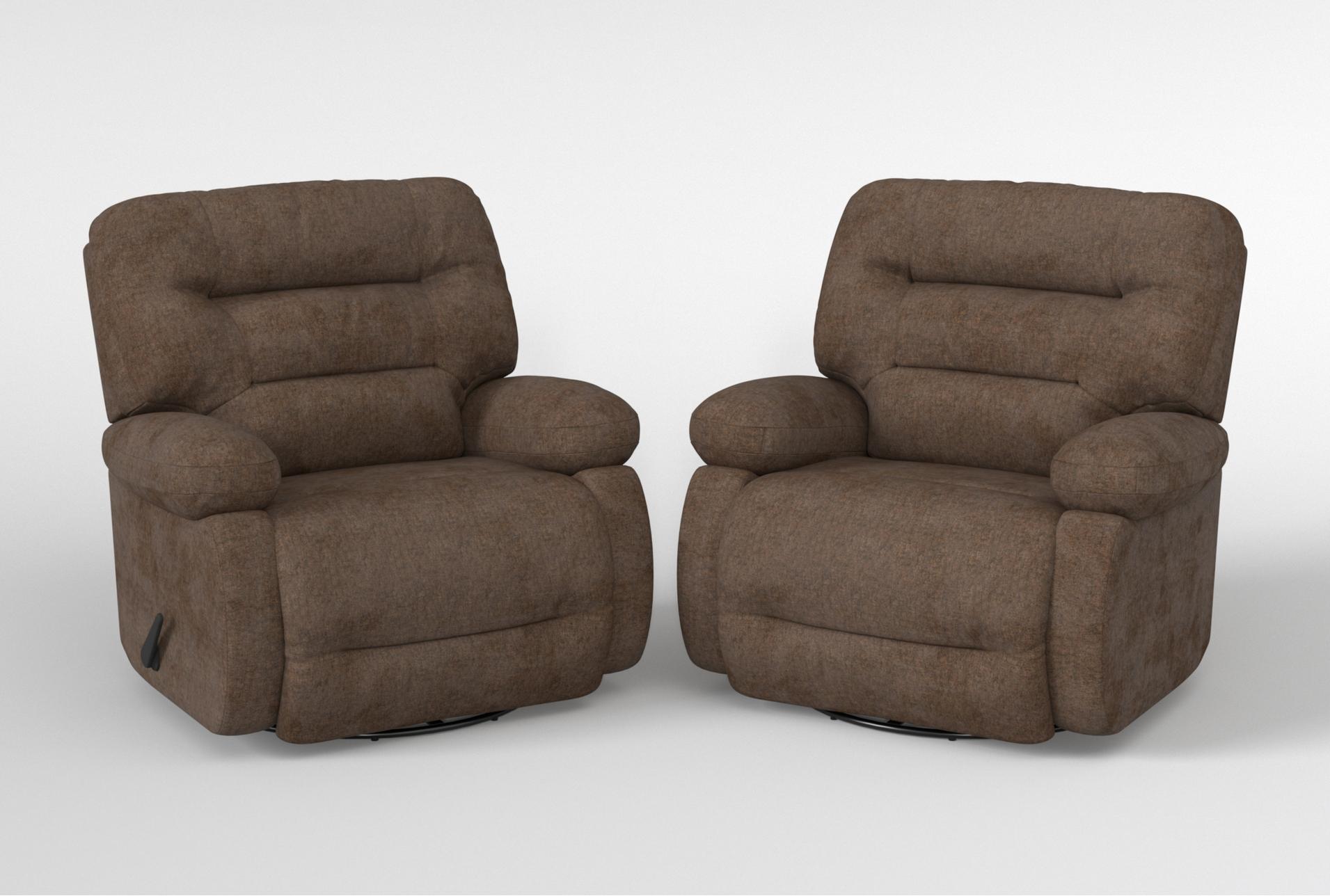 decker iii fabric swivel glider recliner set of 2 | rocker 1 decker iii fabric swivel glider recliner set of 2 | rocker