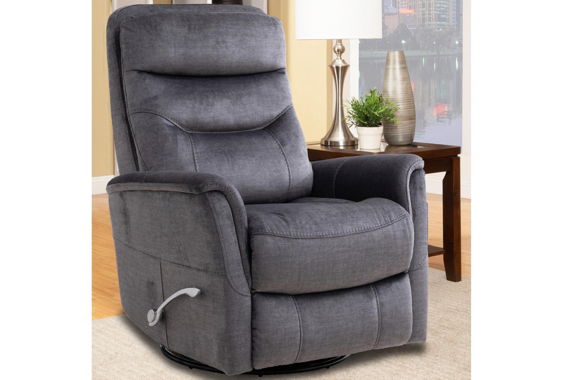 gannon 31" charcoal fabric manual swivel glider recliner with manual adjustable headrest | rocker 10 gannon 31" charcoal fabric manual swivel glider recliner with manual adjustable headrest | rocker