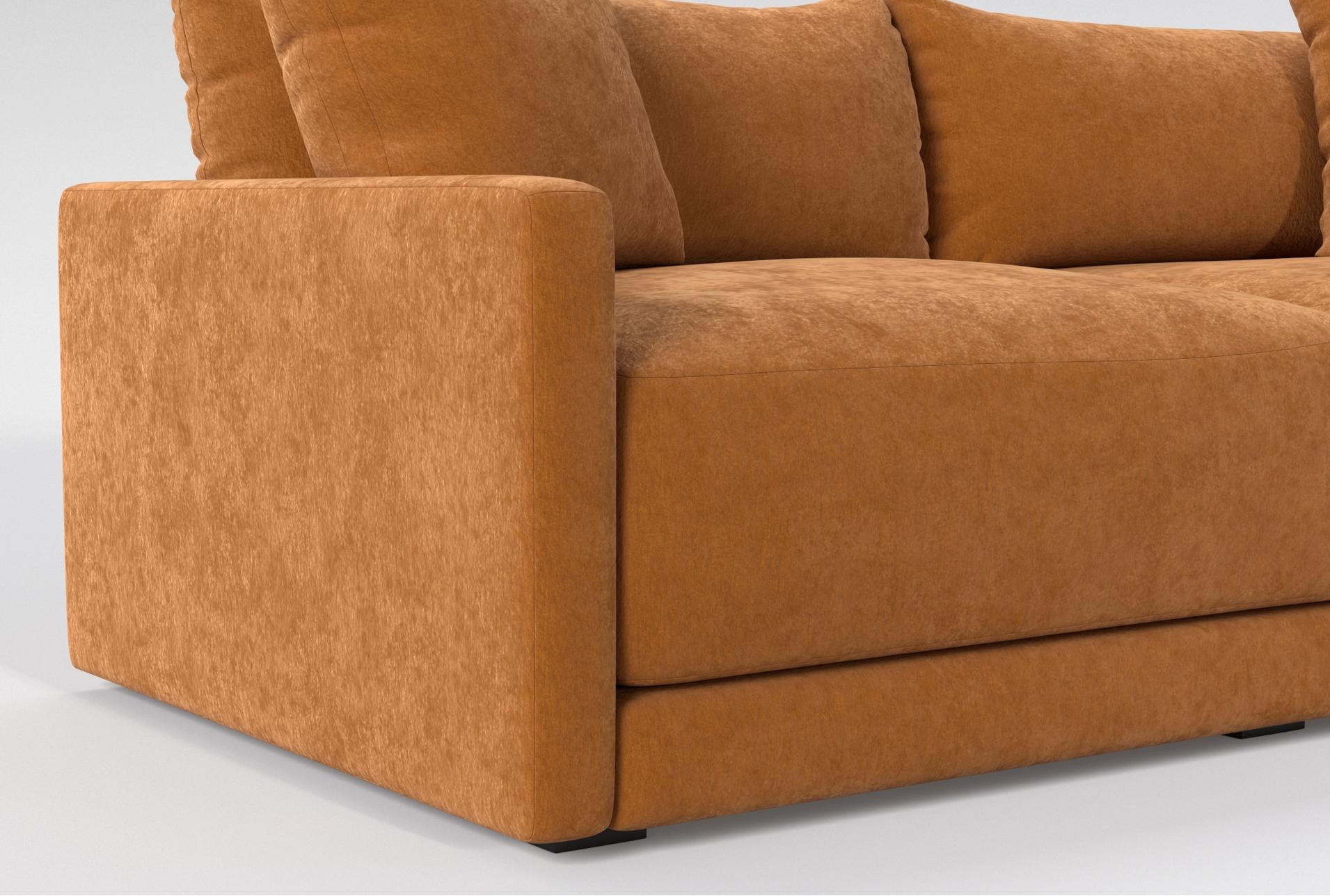 xena modular 90" orange fabric 2 piece sectional 16 xena modular 90" orange fabric 2 piece sectional