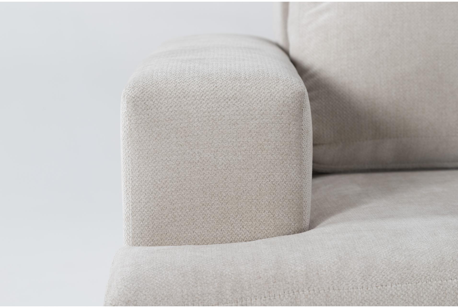 bonaterra sand beige fabric 97" sofa | track arms | loose reversible back 9 bonaterra sand beige fabric 97" sofa | track arms | loose reversible back