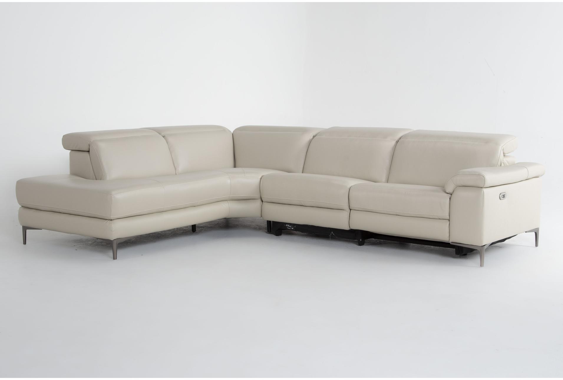 bennett leather 2 piece power reclining sectional with left arm facing chaise 1 bennett leather 2 piece power reclining sectional with left arm facing chaise