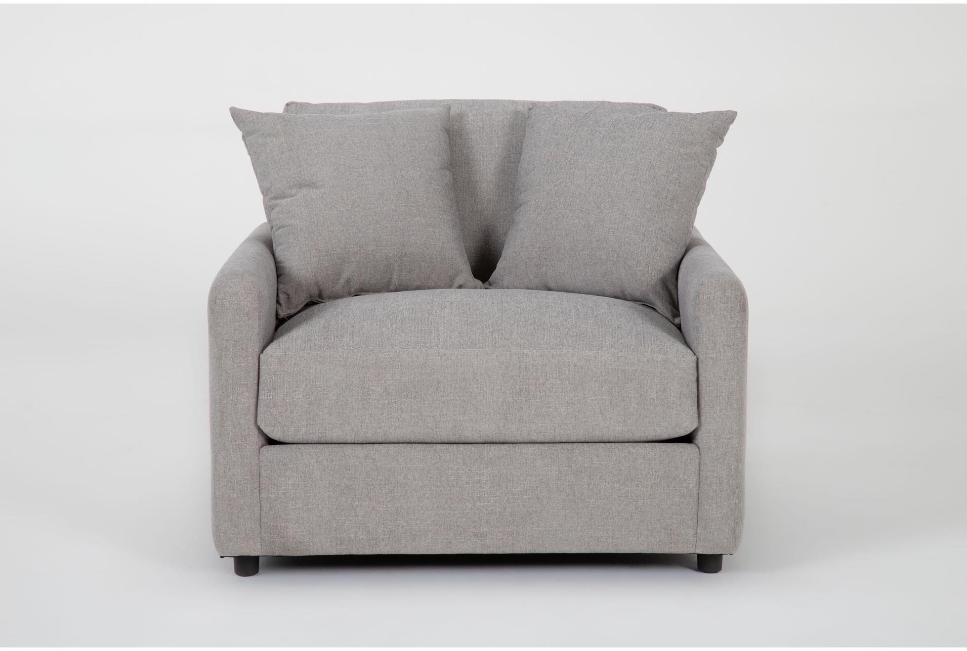lars 40" fabric grey chenille oversized chair 8 lars 40" fabric grey chenille oversized chair