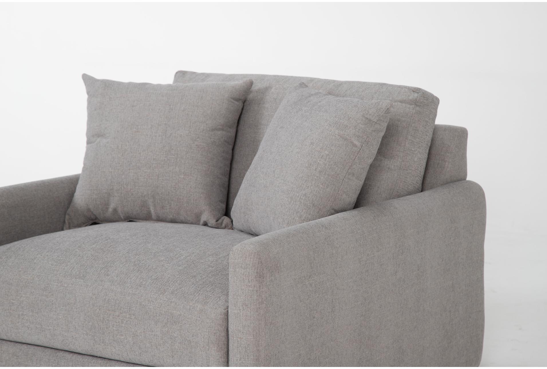 lars 40" fabric grey chenille oversized chair 9 lars 40" fabric grey chenille oversized chair