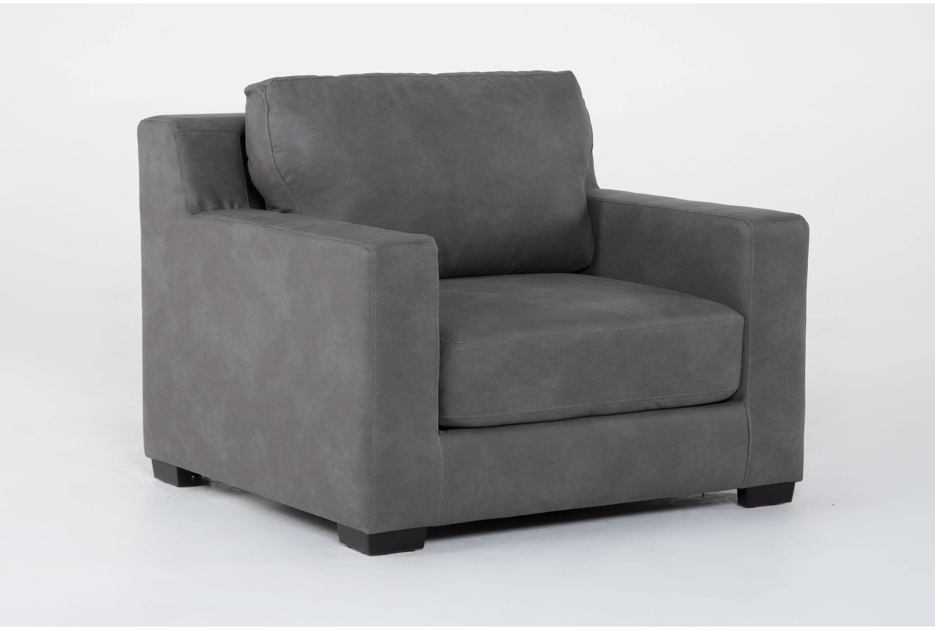 flip charcoal grey faux leather 45" oversized twin convertible futon sleeper arm chair | fabric | with arms | club 8 flip charcoal grey faux leather 45" oversized twin convertible futon sleeper arm chair | fabric | with arms | club