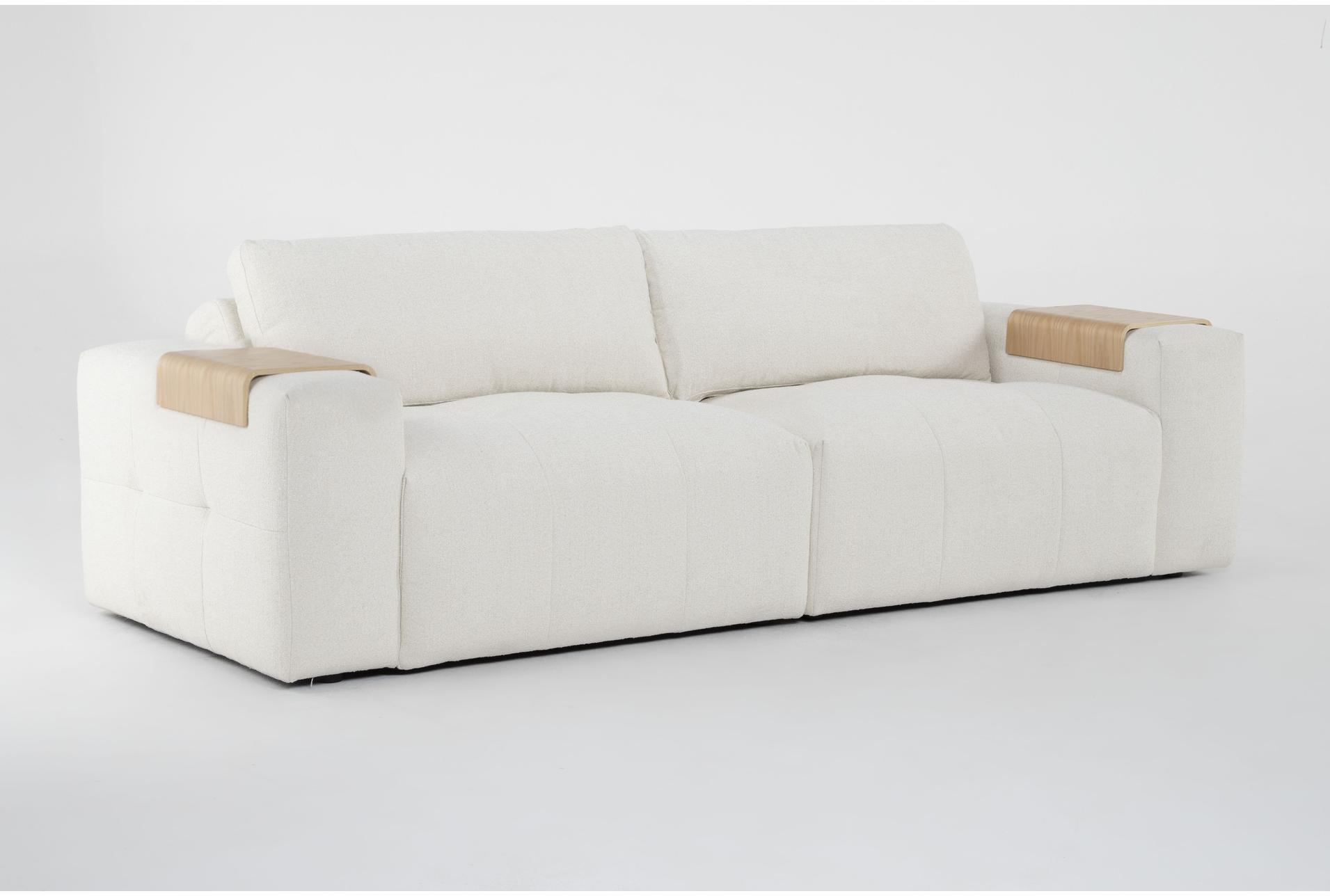amallo ivory white fabric 108" 2 piece sofa | tufted 8 amallo ivory white fabric 108" 2 piece sofa | tufted