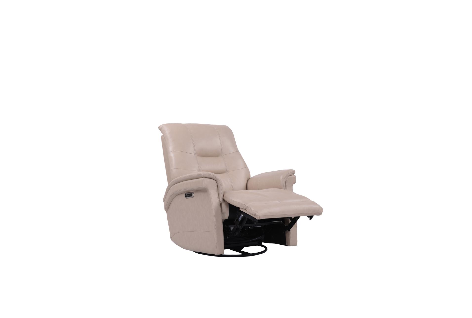 crew linen leather power swivel glider recliner with built-in battery power headrest & usb | rocker 13 crew linen leather power swivel glider recliner with built-in battery power headrest & usb | rocker
