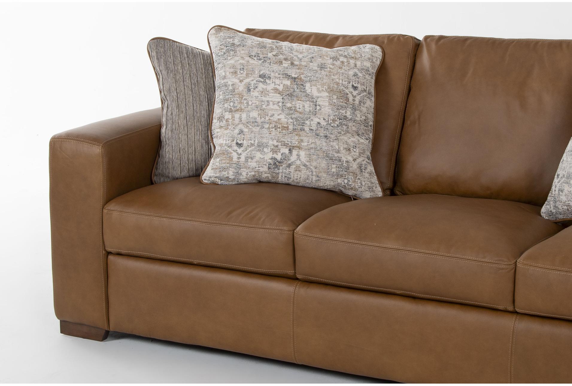 big sur saddle brown leather 99" sofa & loveseat set 8 big sur saddle brown leather 99" sofa & loveseat set