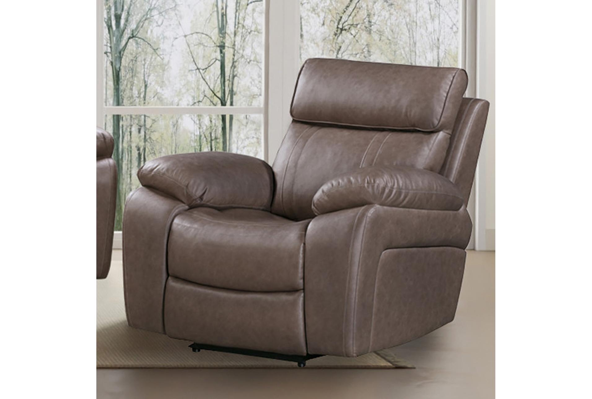 salvo toffee brown polyster 41" manual recliner 6 salvo toffee brown polyster 41" manual recliner