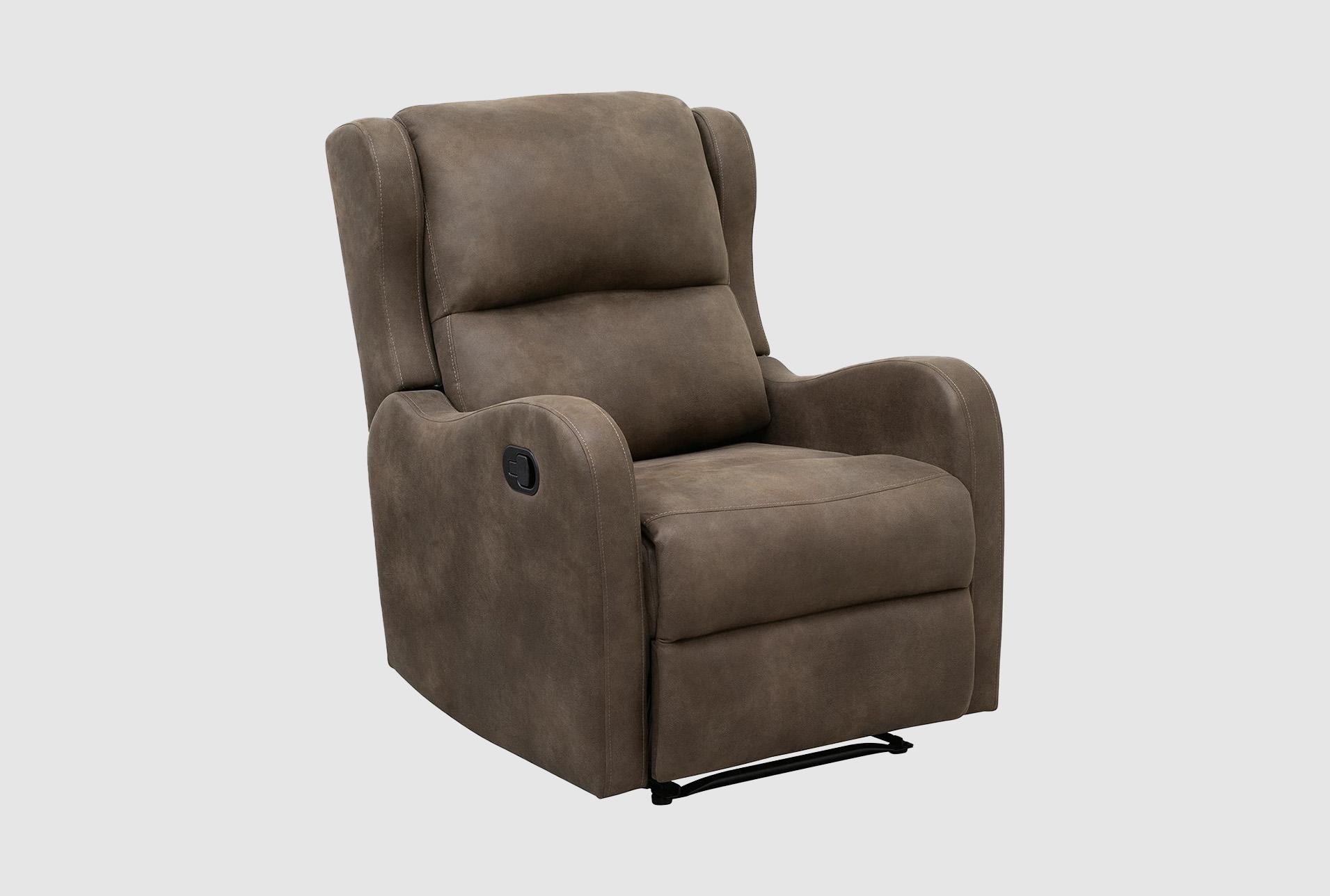 brentwood 30" brown microfiber manual recliner 1 brentwood 30" brown microfiber manual recliner