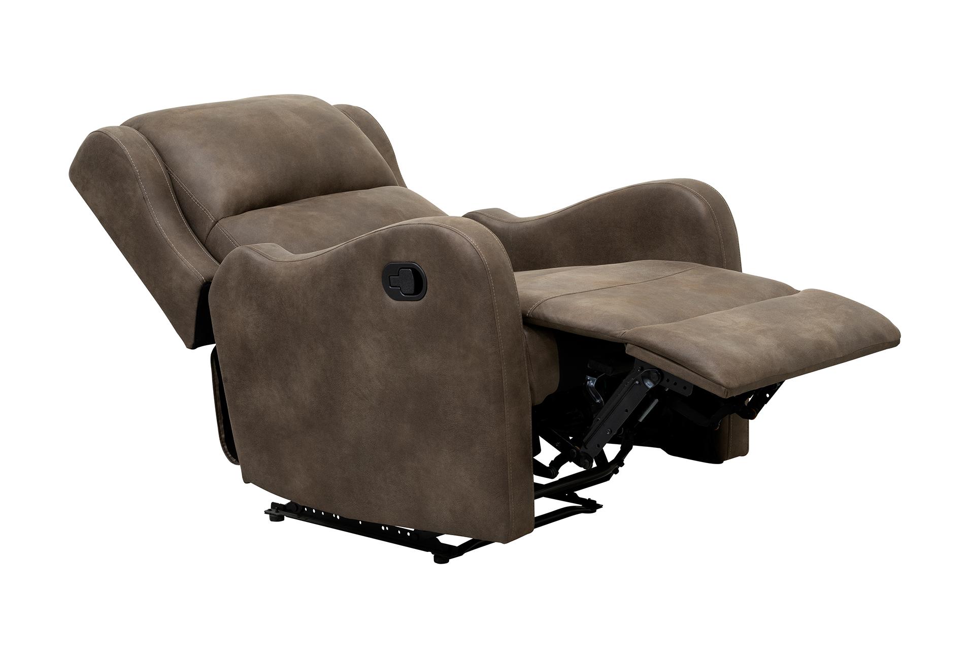 brentwood 30" brown microfiber manual recliner 13 brentwood 30" brown microfiber manual recliner