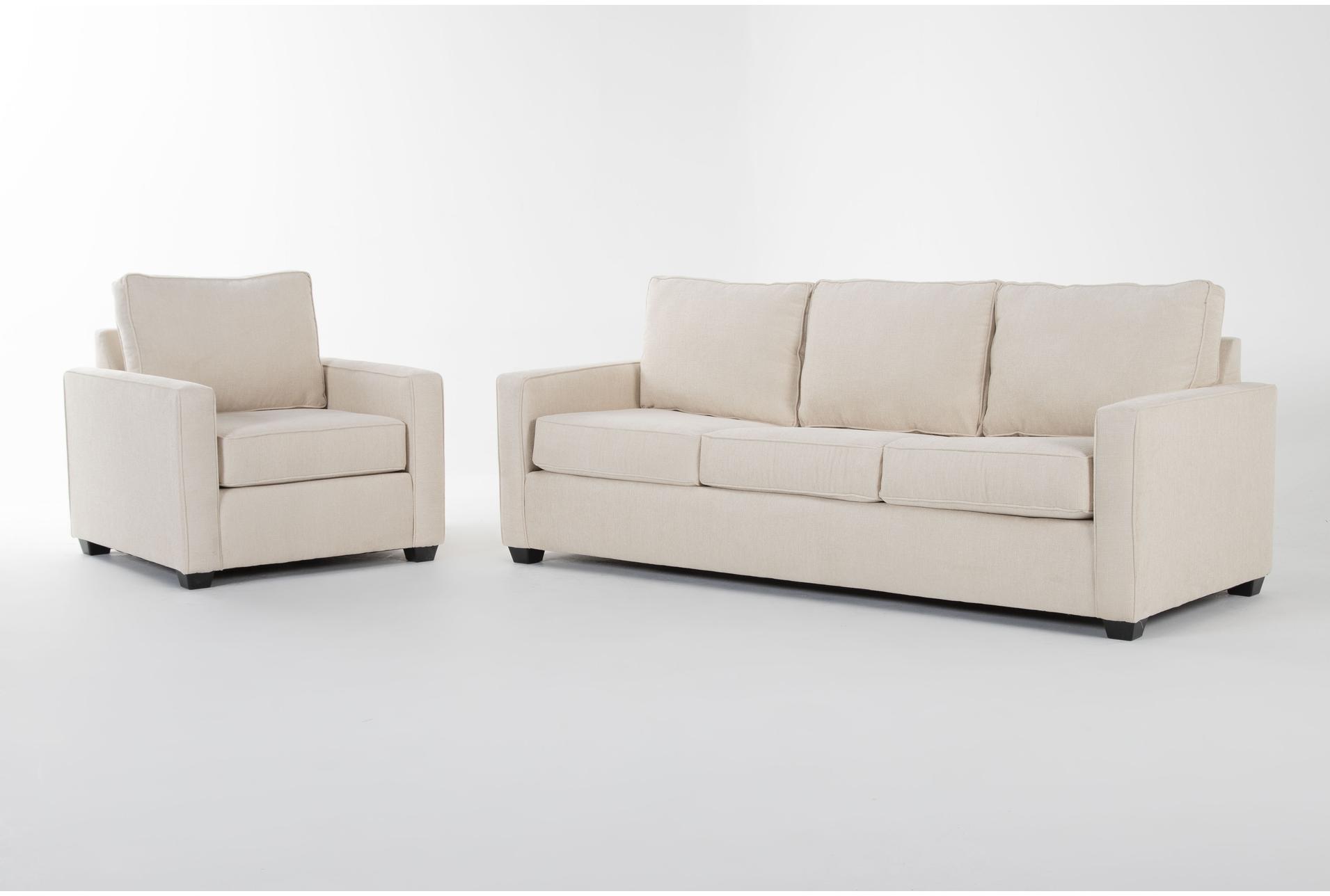 mathers cream beige fabric 2 piece 91" sofa & arm chair set | loose reversible back 1 mathers cream beige fabric 2 piece 91" sofa & arm chair set | loose reversible back
