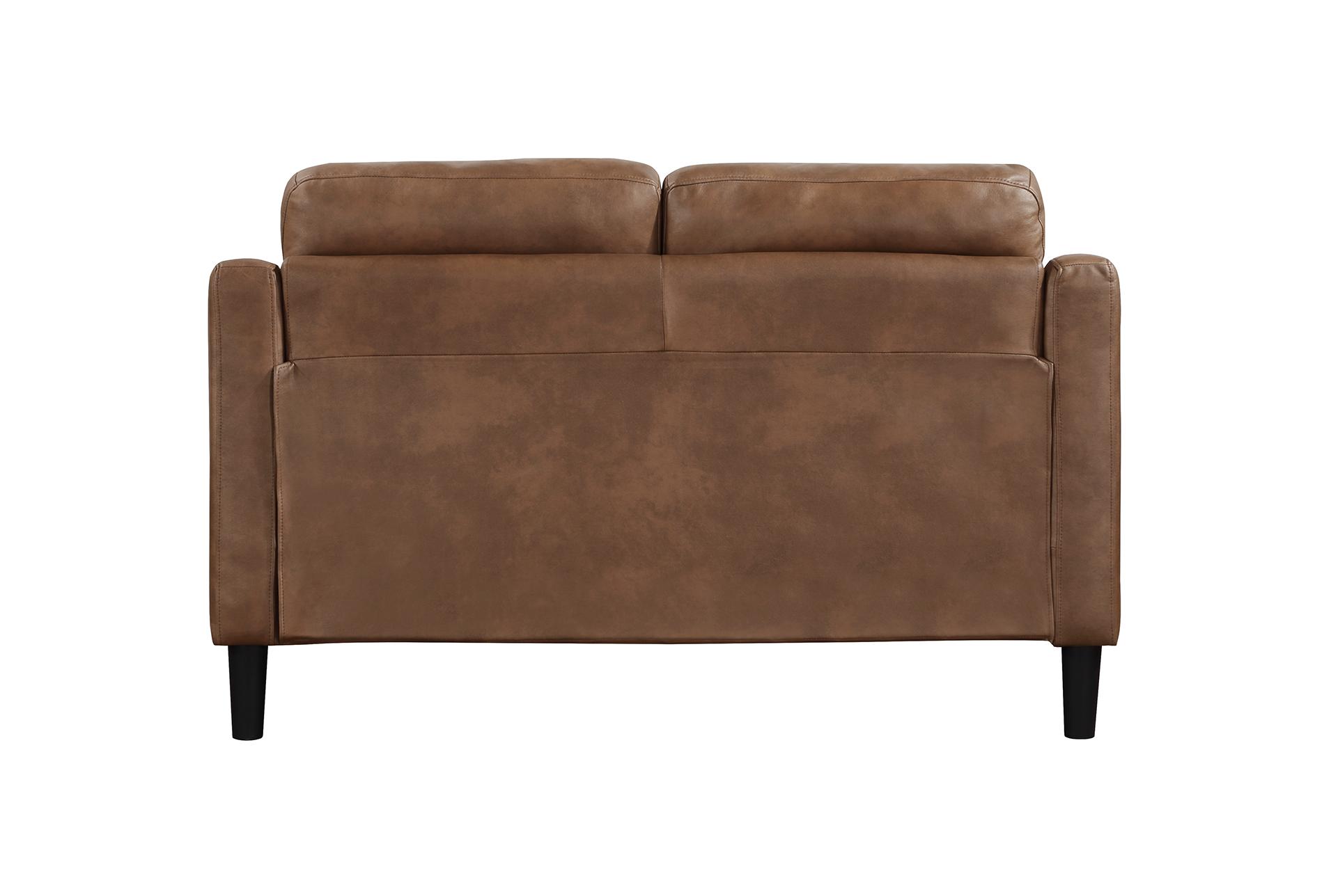 palmyra brown fabric 54" loveseat | tufted 12 palmyra brown fabric 54" loveseat | tufted
